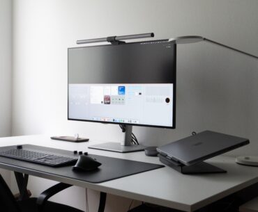 Current desk setup. I decided to keep it as clean as possible.