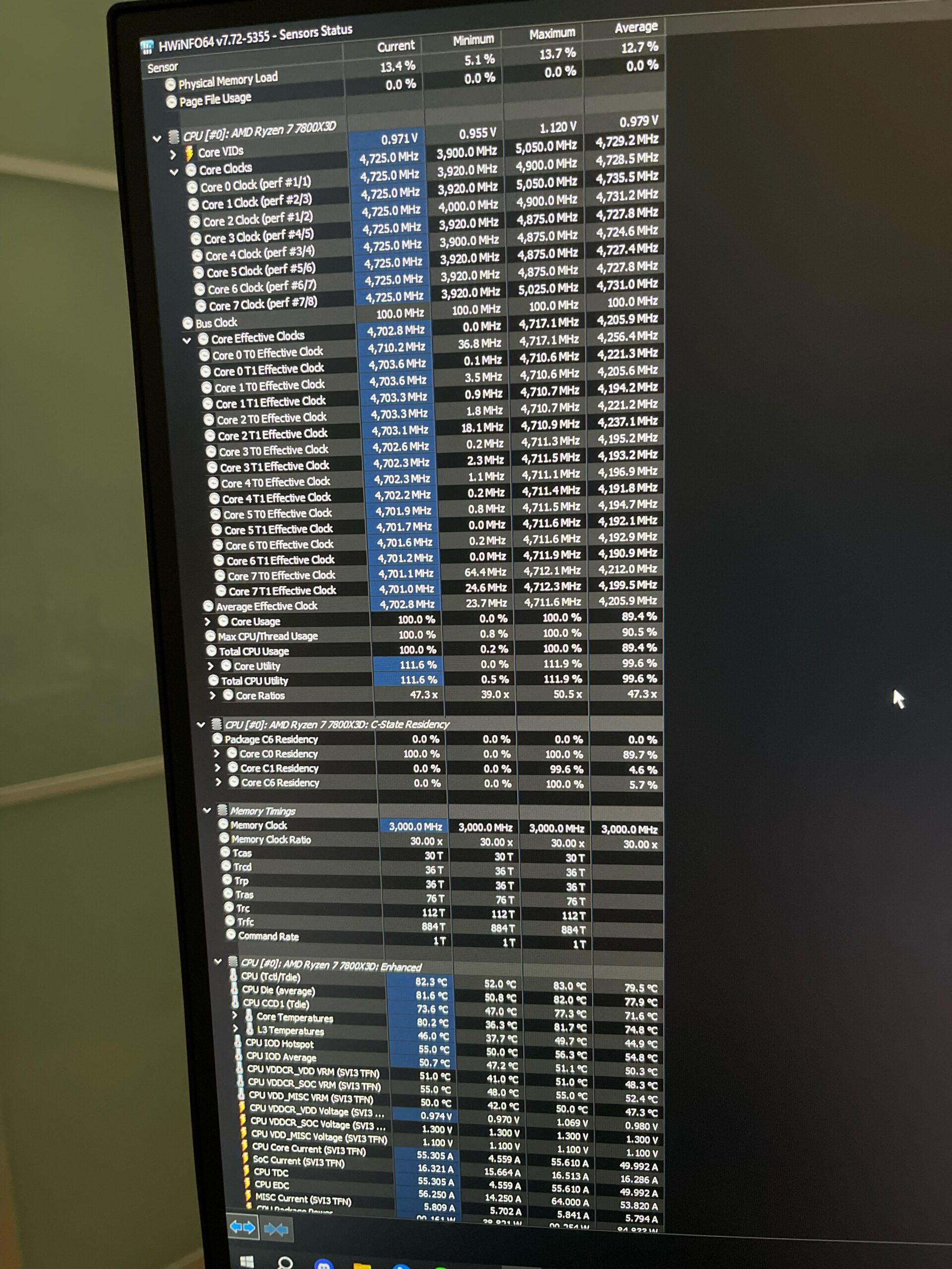 Undervolt 7800x3d results Undervolt 7800x3d results