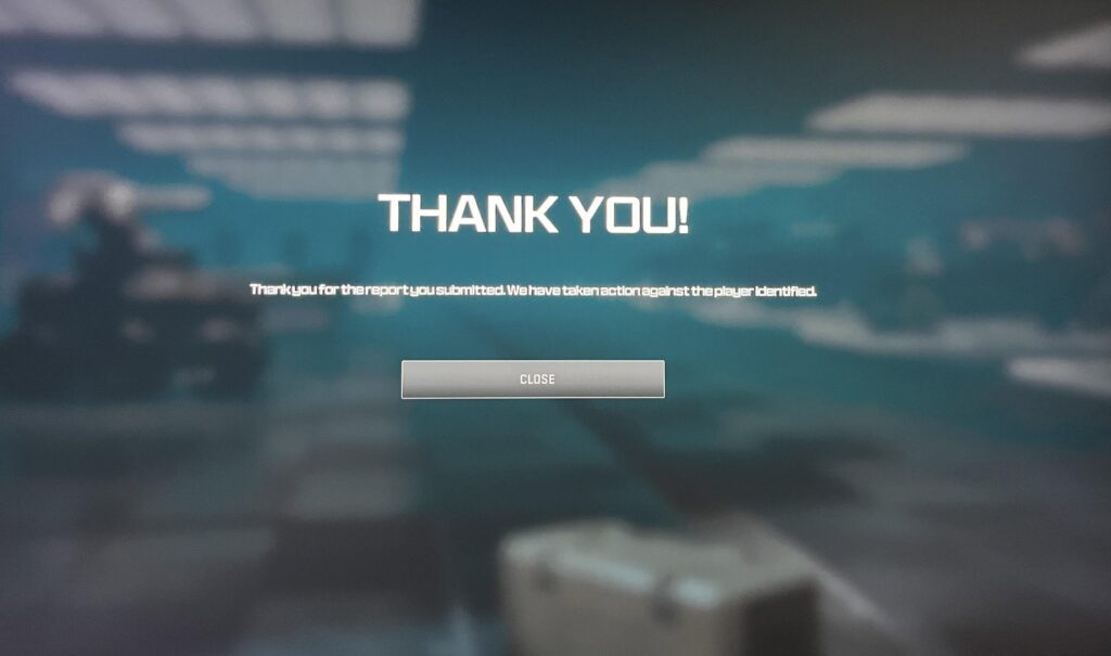 If you suspect someone is cheating REPORT THEM I promise it’s not a waste of time always. Activision even talks dirty to you