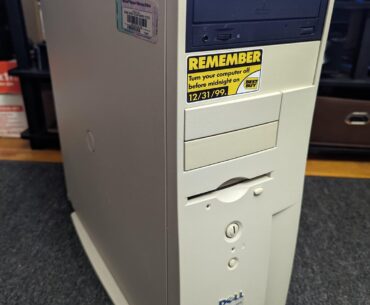 Do you still have your first PC? I got this Dell 4100 back in 2001. It was one of the first 1GHz machines. PIII/512mb/20GB I sold this computer in the mid 2000's to a friend. Later it went through a flood and sat. He gave it back to me a few years ago thinking it didn't work. It still does.