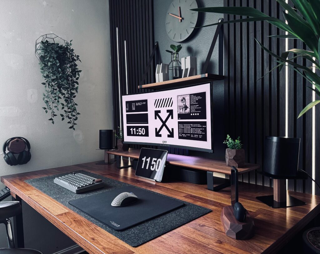 Love at first desk setup