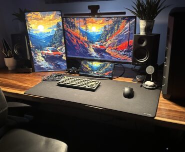 Made a butcher block desktop