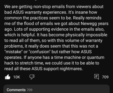 Stop accepting bad behavior from PC hardware companies.