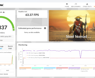 Steel Nomad on shunt modded 4090 laptop