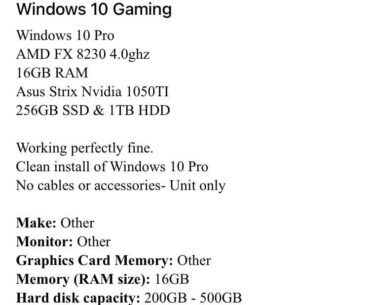 Are the specs any good?
