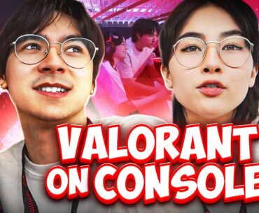 TenZ & Kyedae TRYING VALORANT CONSOLE FOR THE FIRST TIME !!! | Vlog