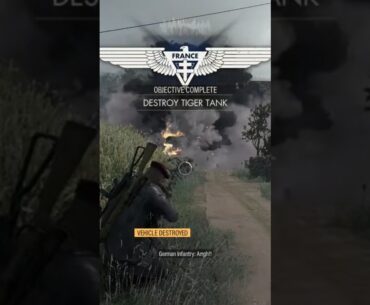 DESTROY Nazi Tiger Tank - Sniper Elite 5 #gaming #sniperelite4 #firstpersonshooter #warzone #rdr2