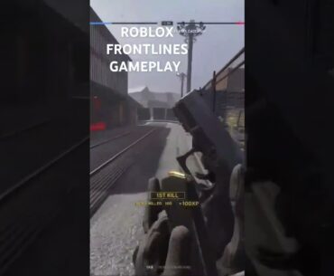 Roblox Frontlines GamePlay | Realistic FPS #gaming #shorts #roblox