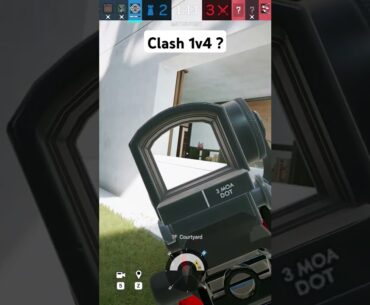 Clutch with clash #rainbowsixsiege #r6 #r6siege #shorts #short #reels #fps #fpsgames #r6clips
