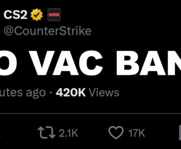 Valve is Banning Without VAC