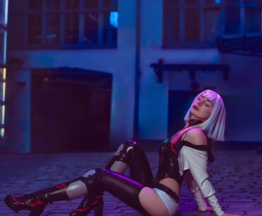 My cosplay of Lucy Kushinada from Edgerunners