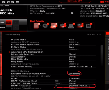 A newbie question: Did i need to manually set up DRAM Frequency on "BIOS" after enabling XMP profile or leave motherboard to [AUTO] on it? 
I suspect that the motherboard is setting the wrong value in auto mode