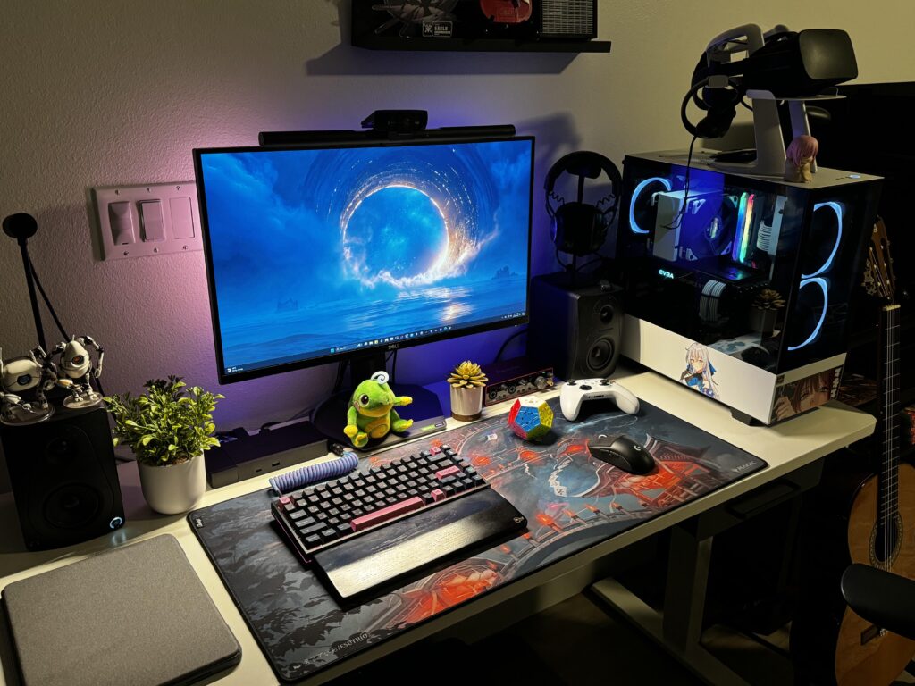 My cozy single monitor setup