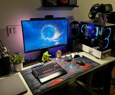 My cozy single monitor setup