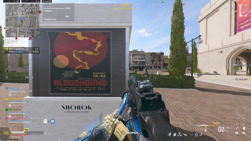 Reference to bo3 blood hound?