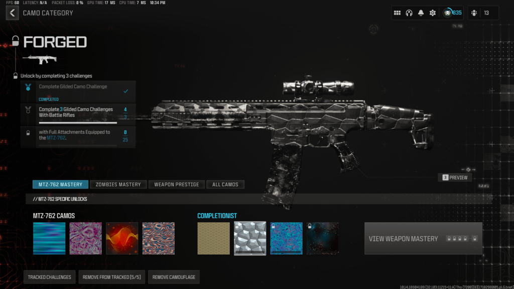 How to unlock MTZ-762 Forged?