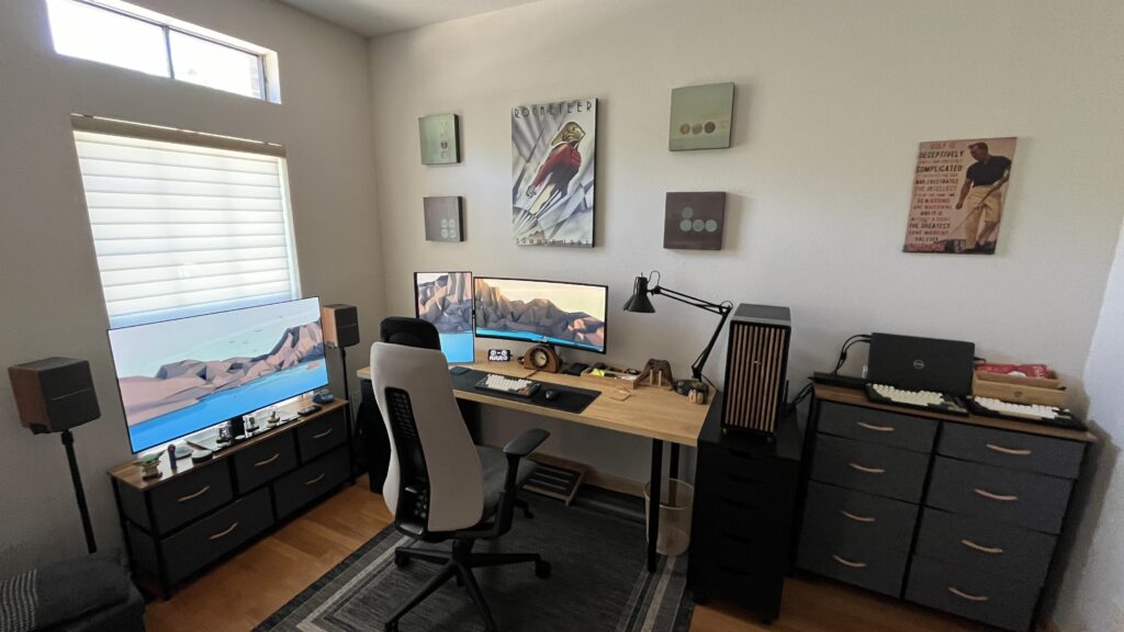 New place, new set up.