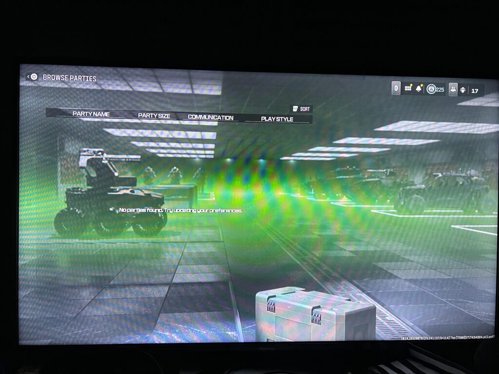 Can’t find any parties to play with