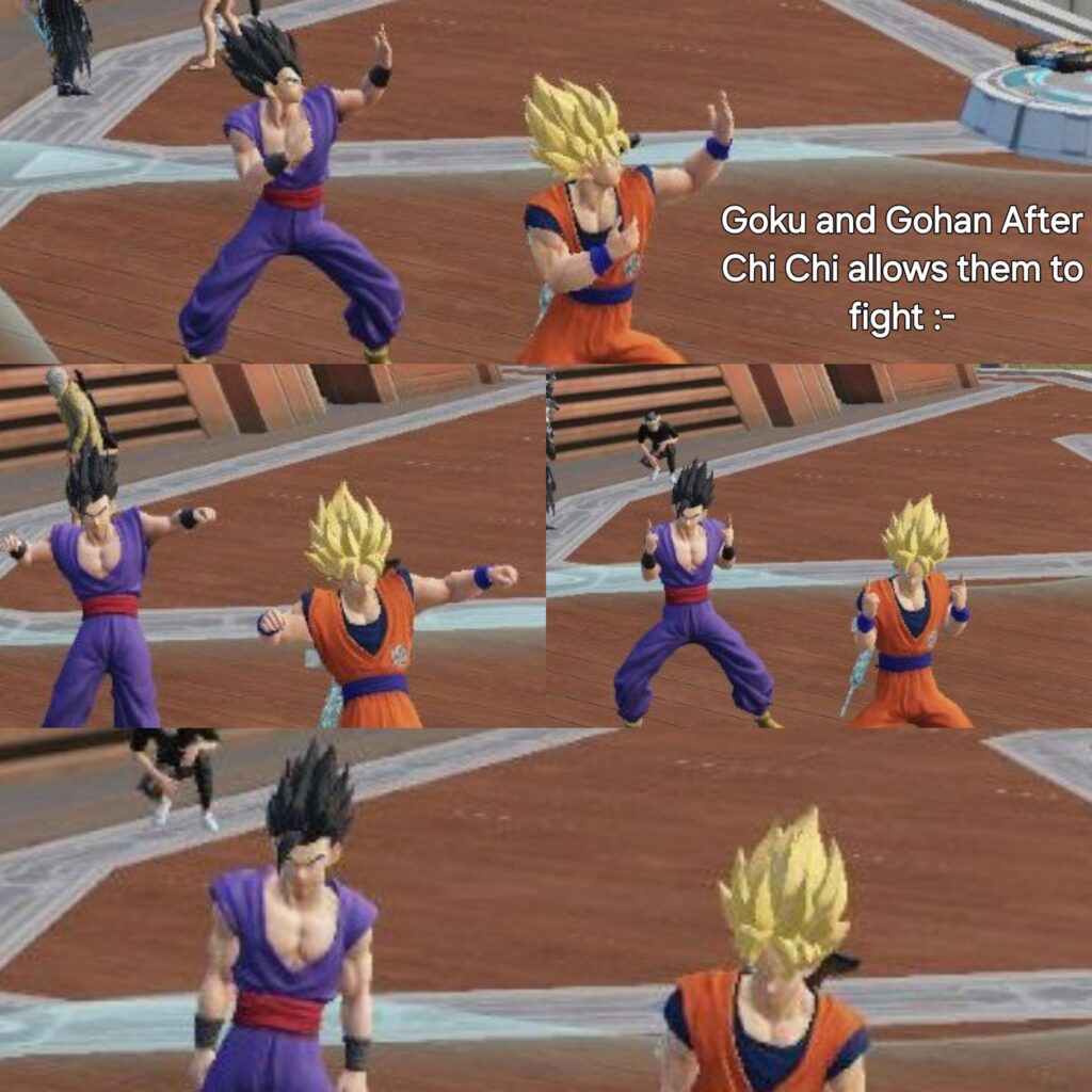 Goku and Gohan
