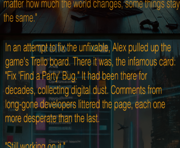Year 2099: The Unending Saga of the "Find a Party" Bug