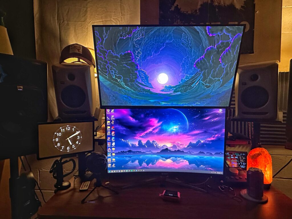 Average dad in the basement-station