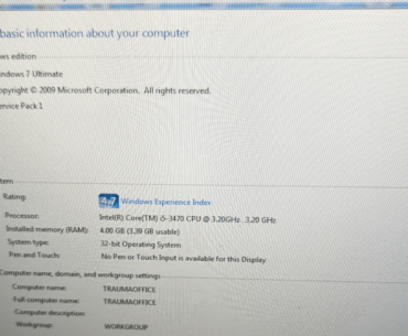 My hospital PC is annoyingly slow