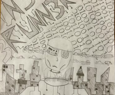 Made this art in class today! I don’t really draw so I want your thoughts!