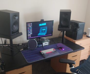 Studio monitors make any setup look amazing.