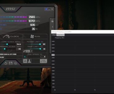 MSI Afterburner GPU Overclock Thermal Limit