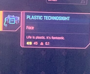 “Life is plastic, it’s fantastic” 🤣