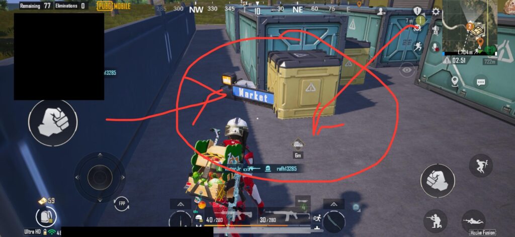 There’s a shop van in the ground at the upper right assembly base