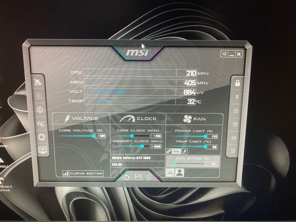 is a 4060 overclocked to 3ghz the same preformance as a 4060ti?