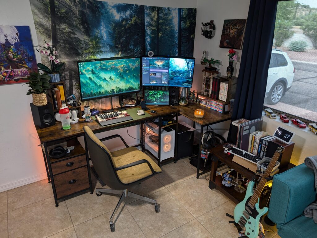 My "Ballin on a Budget" battle station has really come together.