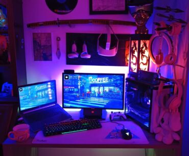 My cozy corner (budget pc+old laptop)