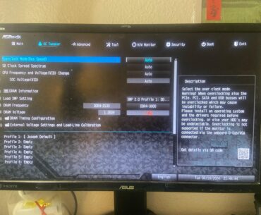 RAM not overclocking even on XMP