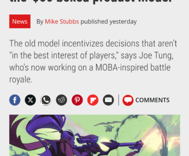 There is nothing about the live service model that is "In the best interest of players".