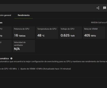 Automatic overclock - Nvidia app