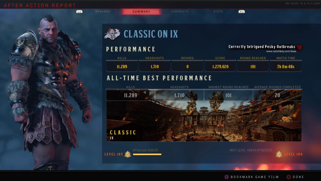 Second ever round 100+