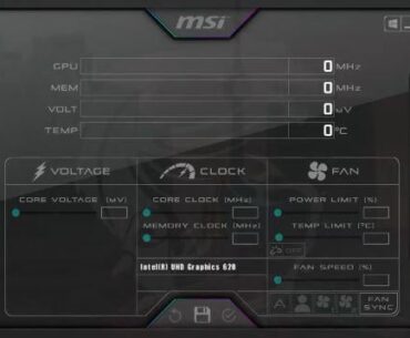 MSI Afterberner looks like this and i cant change anything.I need to change fan speed so mu PC doesnt overheat but i cant.What shoud I do?
