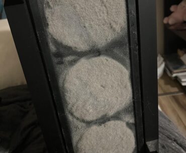 Cleaned my front panel for first time in 3 years, roast me