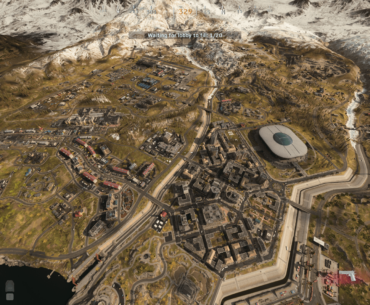 Verdansk aerial view without the fog