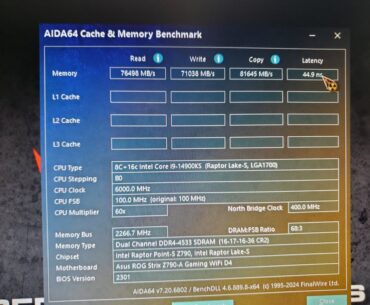 ddr4 4,533 cl 16 gear 1 and ddr5 8,600 c36