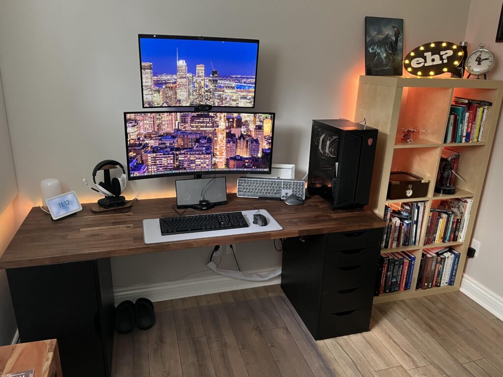 New desk & some accessories. Comments and recommendations welcome. New desk & some accessories. Comments and recommendations welcome.