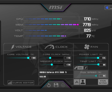 Trying to OC my RTX 2080 TI, can't get past ~1770Mhz Core (+125) without FurMark crashing.