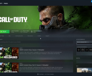 warzone video of steam