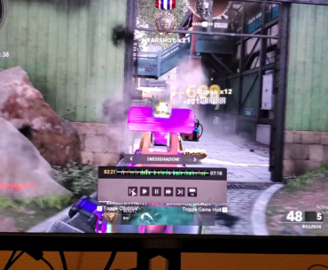 Ran into a cheater, he started rage hacking.