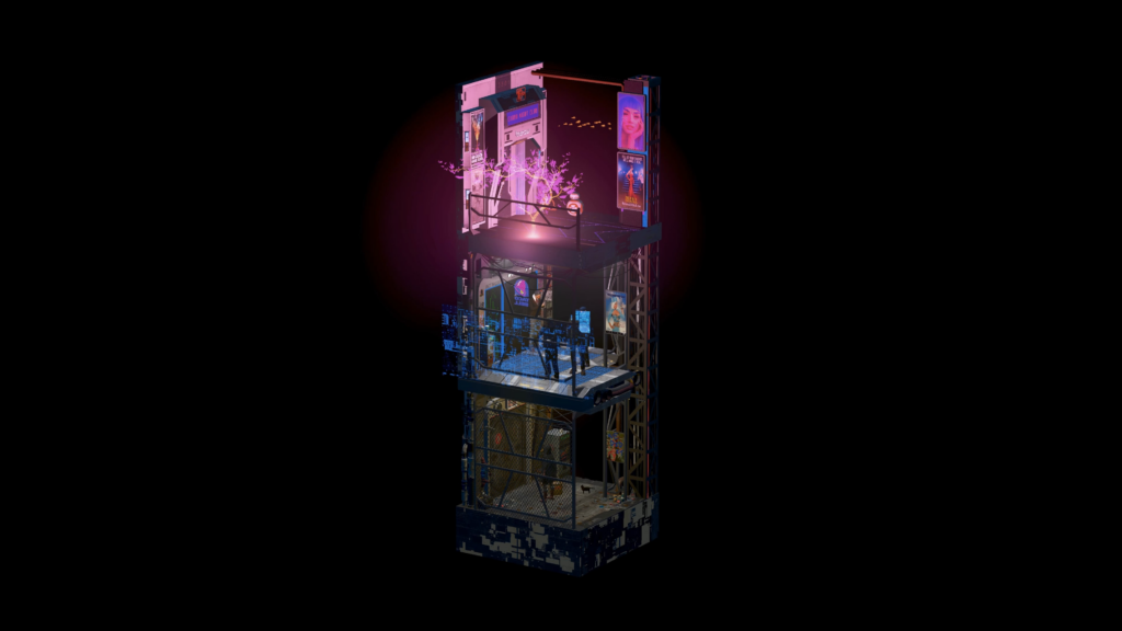 I made a cyberpunk themed diorama - a little tribute to my favorite cyberpunk & dystopian sci-fi franchises