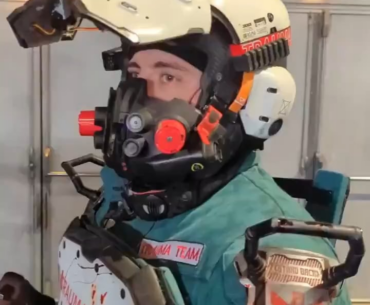 Check out this cool Trauma Team helmet from Cyberpunk 2077 created by Props It Yourself