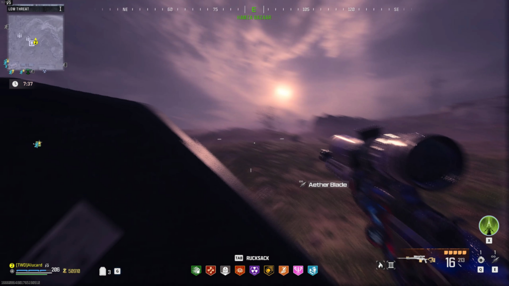 The SP-X with Incendiary Rounds does A Lot of Damage to the Red Worm