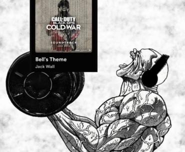 👩🏻:What die you think he’s listening to? 👱🏼‍♀️: Probably heavy metal or hard rock.
